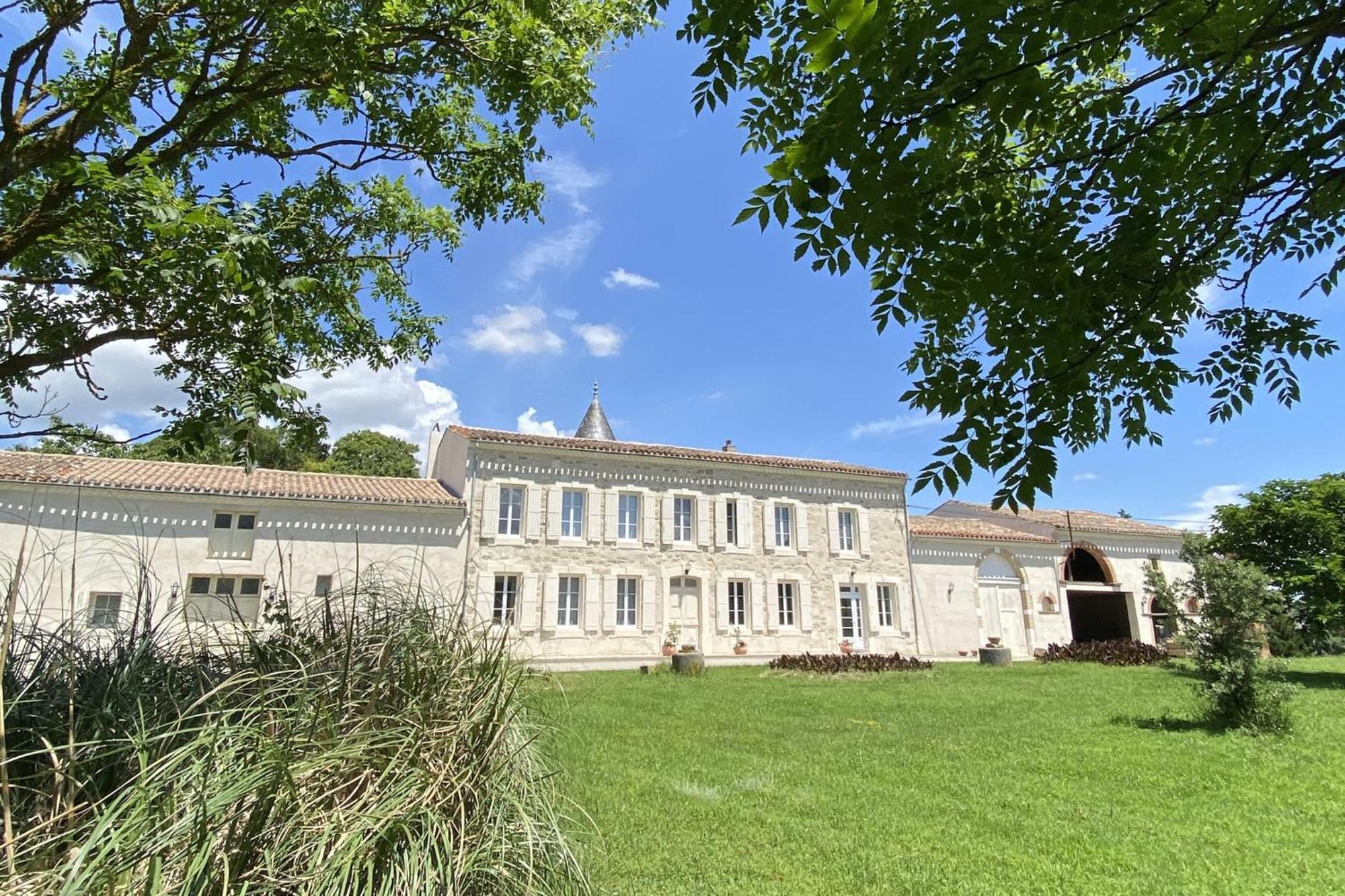Domaine De Lanis - Maison D'Hotes Avec Parc Et Piscine カステルノーダリ エクステリア 写真